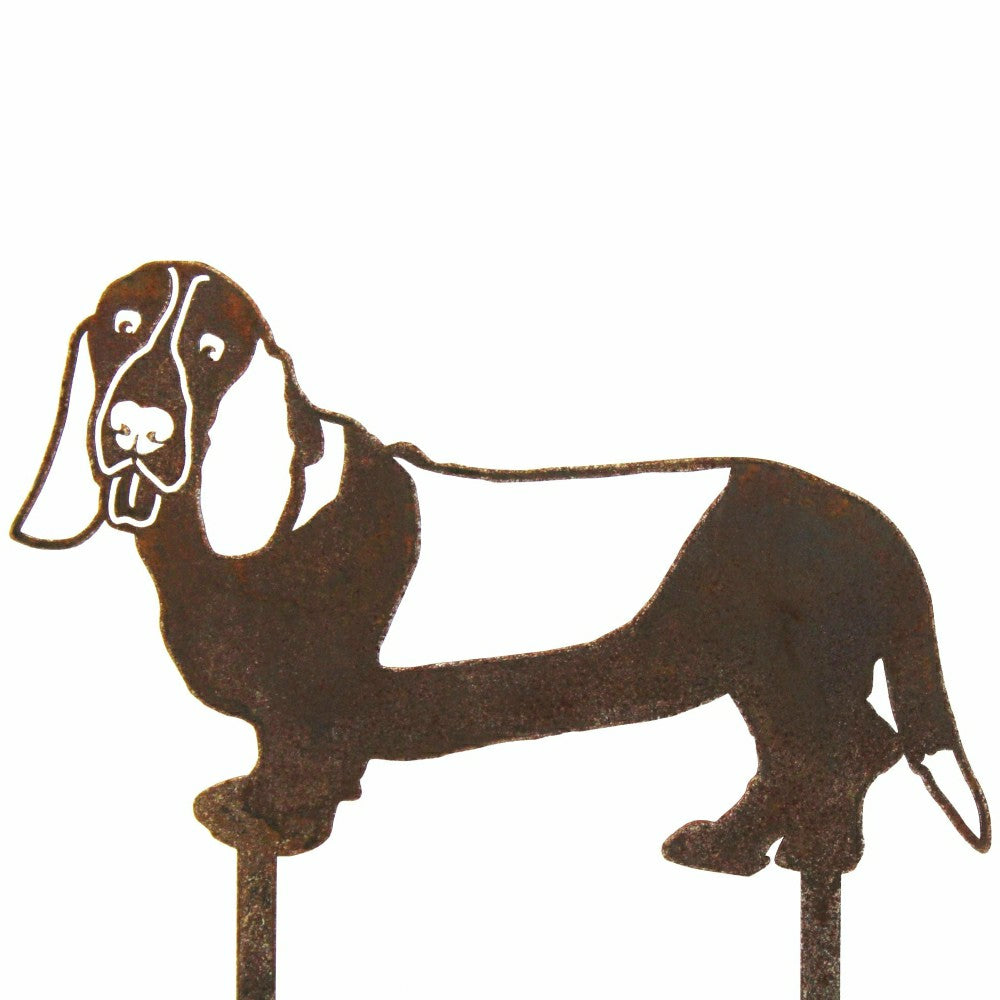 Basset Hound Garden Stake | Plow & Hearth