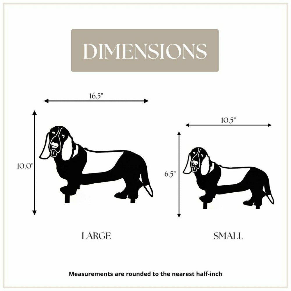 Basset Hound Garden Stake | Plow & Hearth