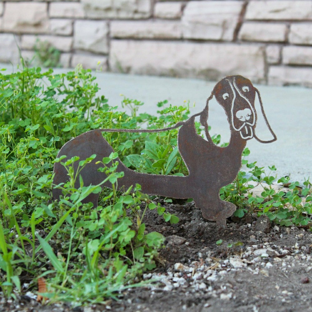 Basset Hound Garden Stake | Plow & Hearth