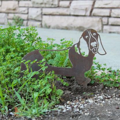 Basset Hound Garden Stake | Plow & Hearth