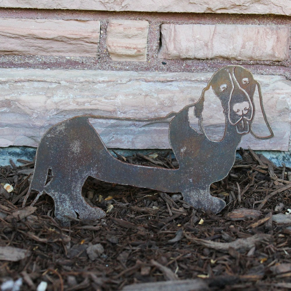 Basset Hound Garden Stake | Plow & Hearth