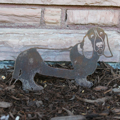 Basset Hound Garden Stake | Plow & Hearth