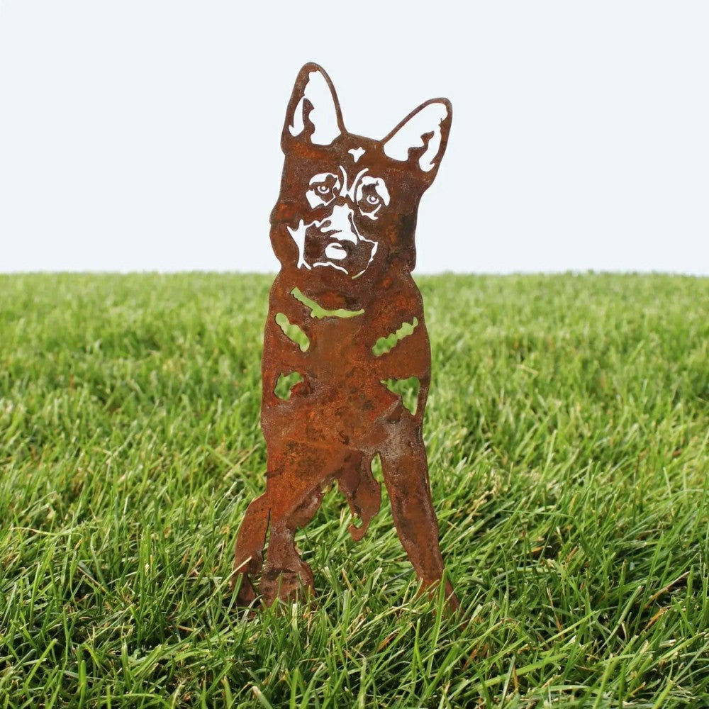 German Shepherd Garden Stake | Plow & Hearth
