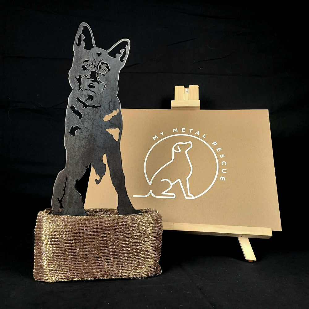 German Shepherd Garden Stake | Plow & Hearth