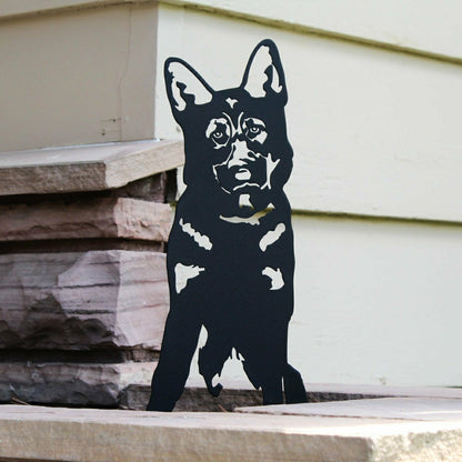 German Shepherd Garden Stake | Plow & Hearth
