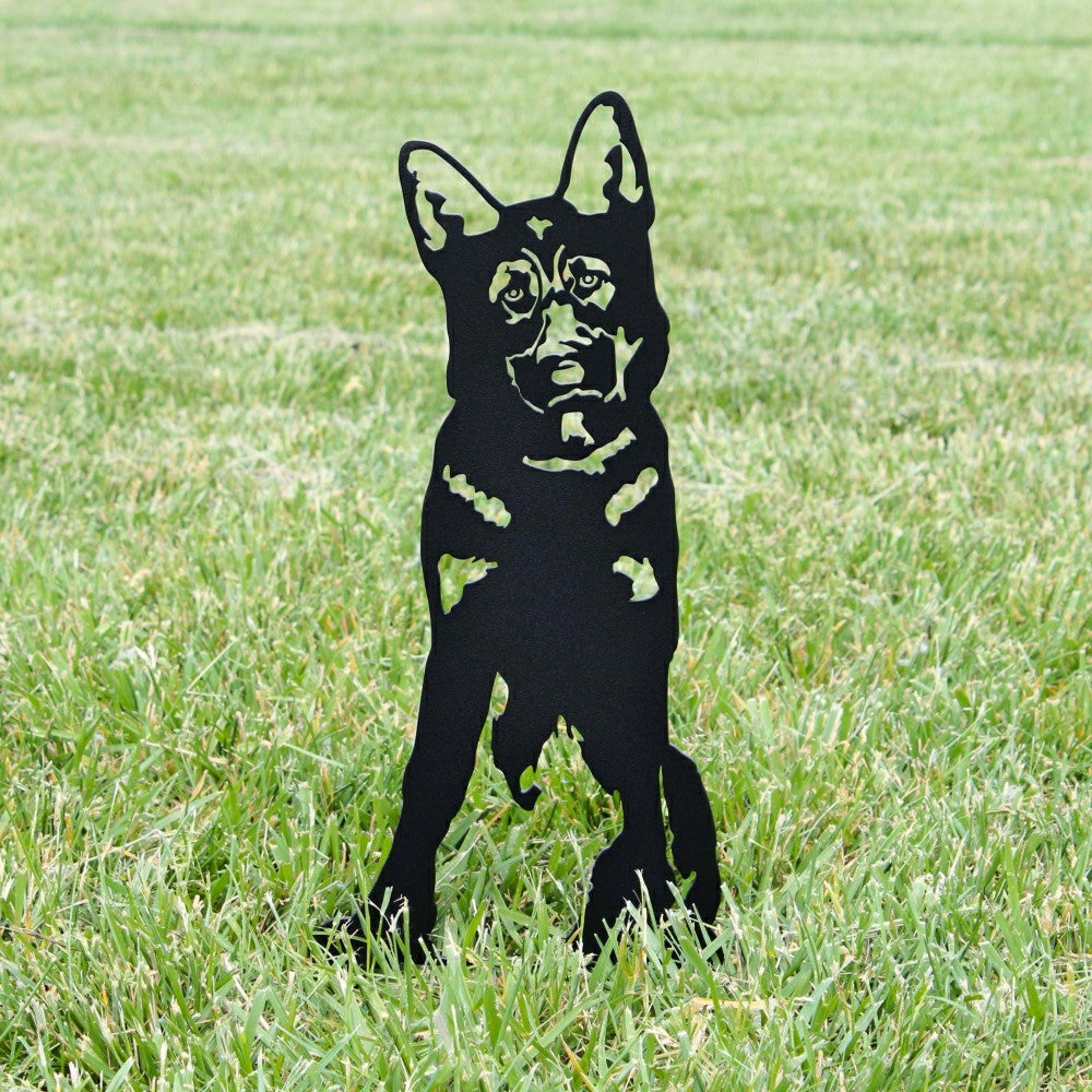 German Shepherd Garden Stake | Plow & Hearth
