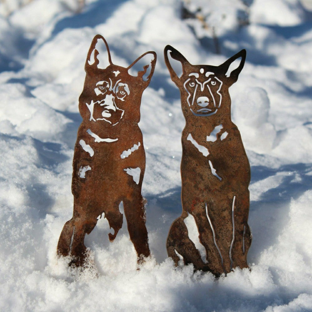 German Shepherd Garden Stake | Plow & Hearth