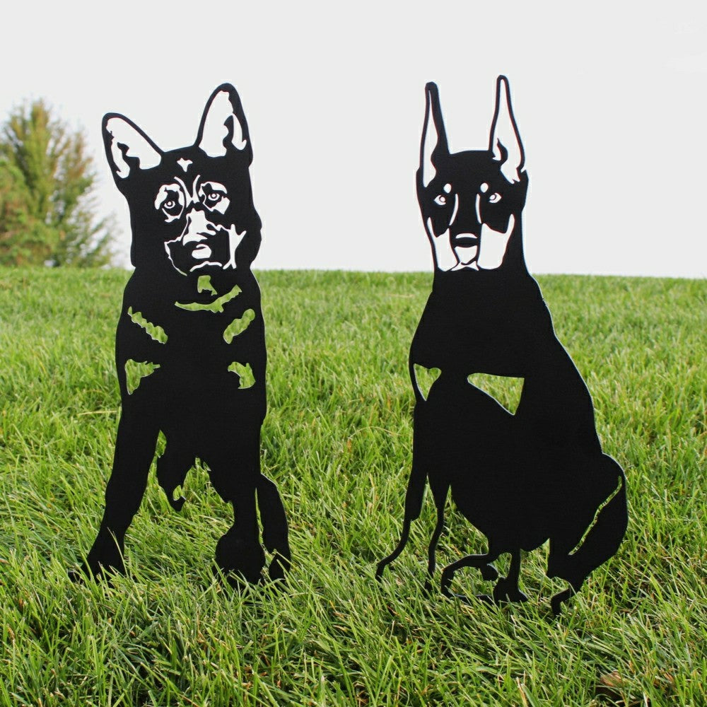 German Shepherd Garden Stake | Plow & Hearth