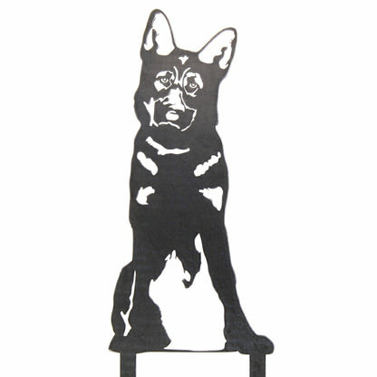 German Shepherd Garden Stake | Plow & Hearth