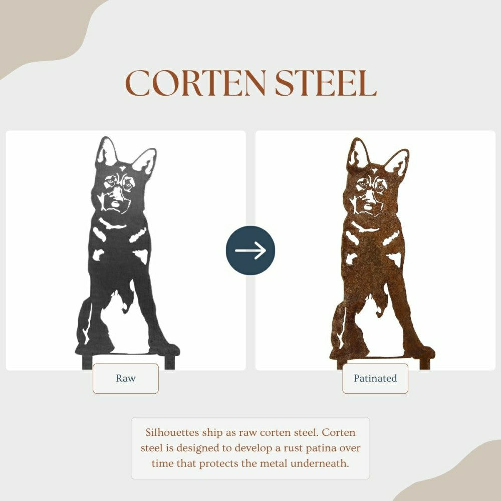 German Shepherd Garden Stake | Plow & Hearth