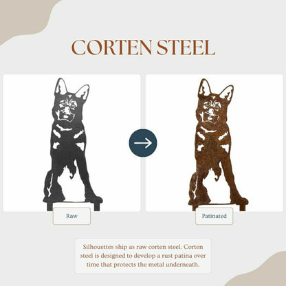 German Shepherd Garden Stake | Plow & Hearth