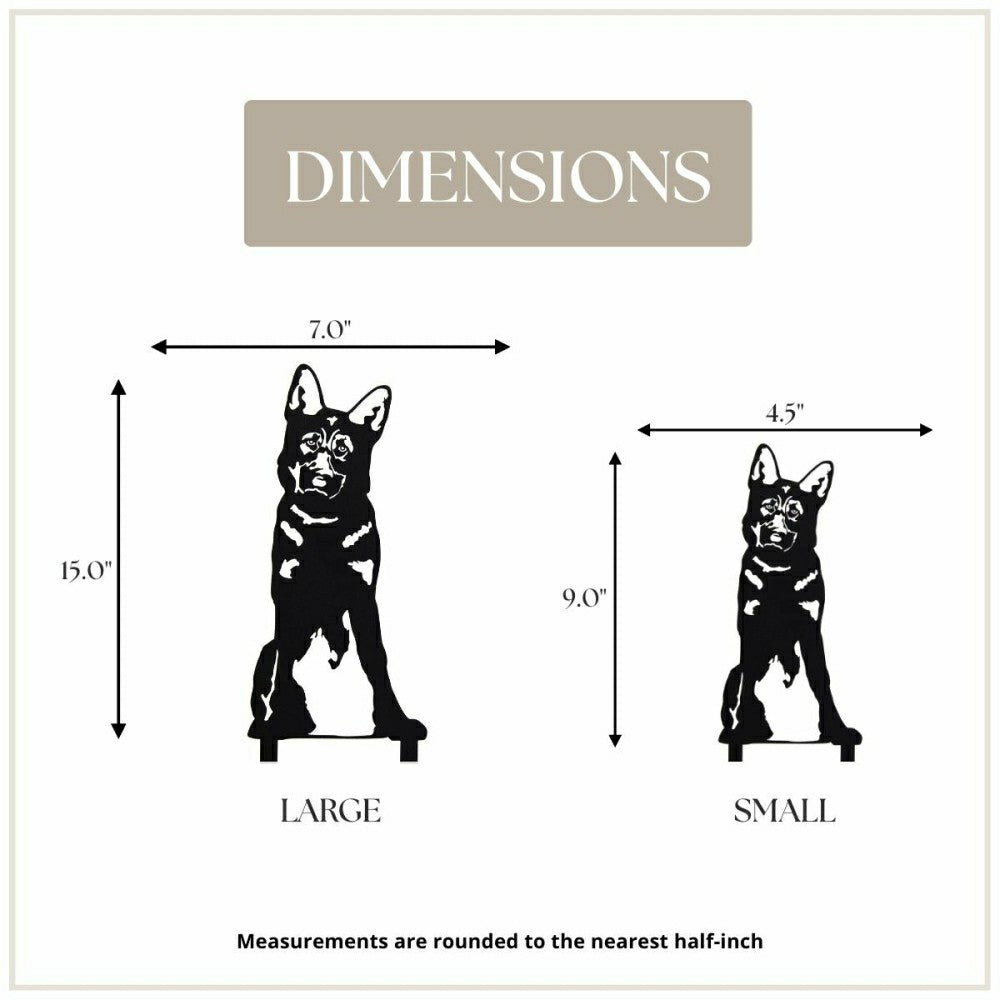 German Shepherd Garden Stake | Plow & Hearth