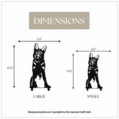 German Shepherd Garden Stake | Plow & Hearth