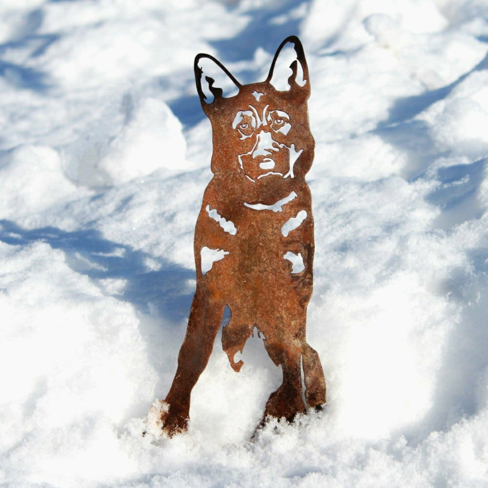 German Shepherd Garden Stake | Plow & Hearth
