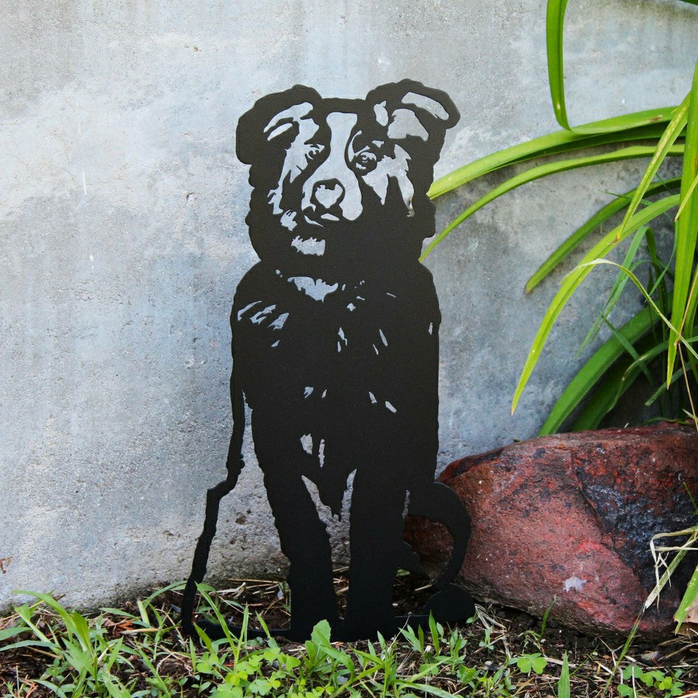 Australian Shepherd Garden Stake | Plow & Hearth