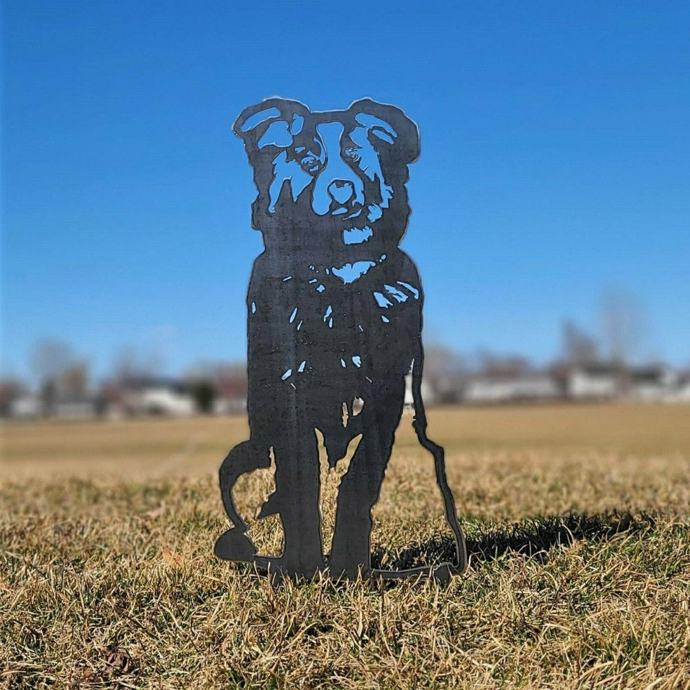 Australian Shepherd Garden Stake | Plow & Hearth