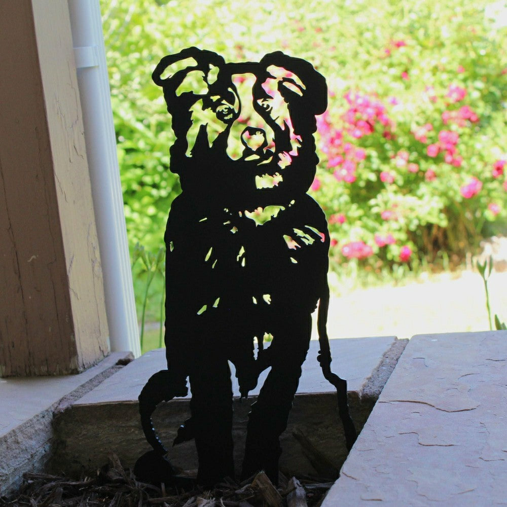 Australian Shepherd Garden Stake | Plow & Hearth