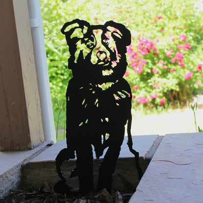 Australian Shepherd Garden Stake | Plow & Hearth