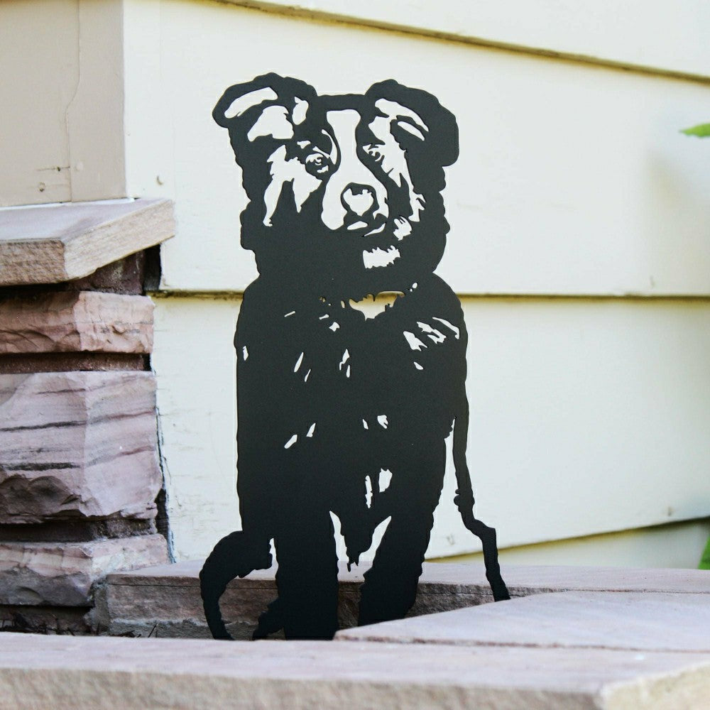 Australian Shepherd Garden Stake | Plow & Hearth