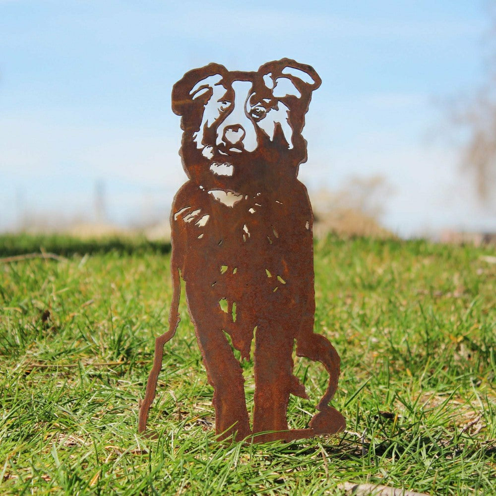 Australian Shepherd Garden Stake | Plow & Hearth