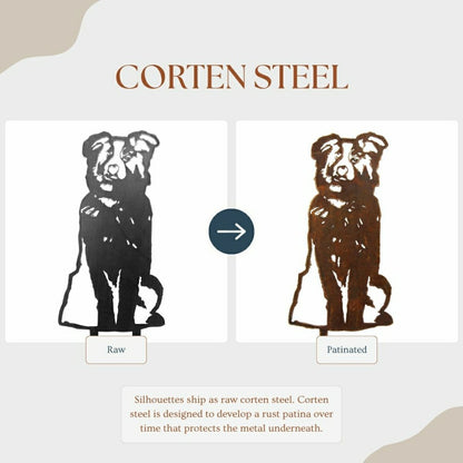 Australian Shepherd Garden Stake | Plow & Hearth