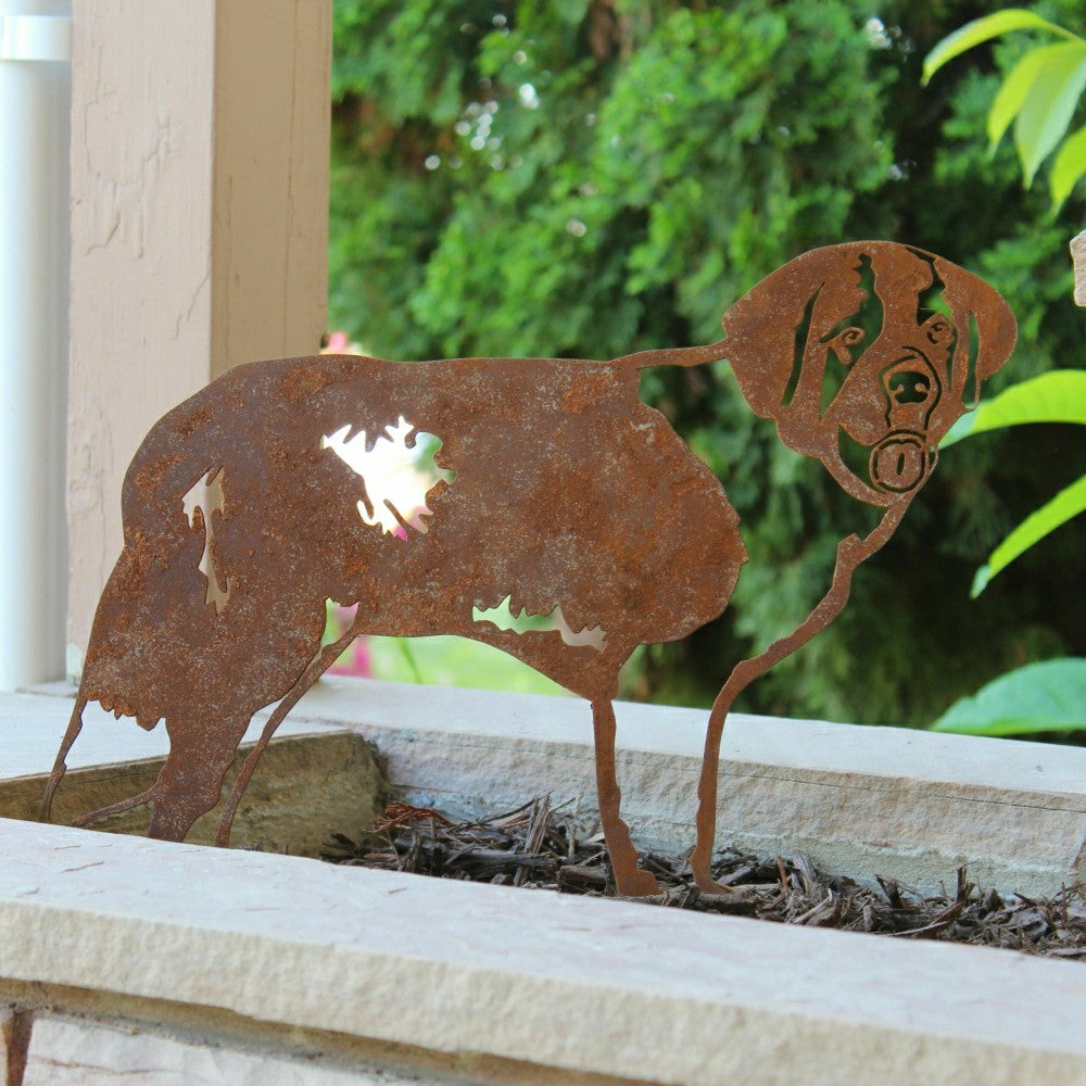 Saint Bernard Garden Stake | Plow & Hearth