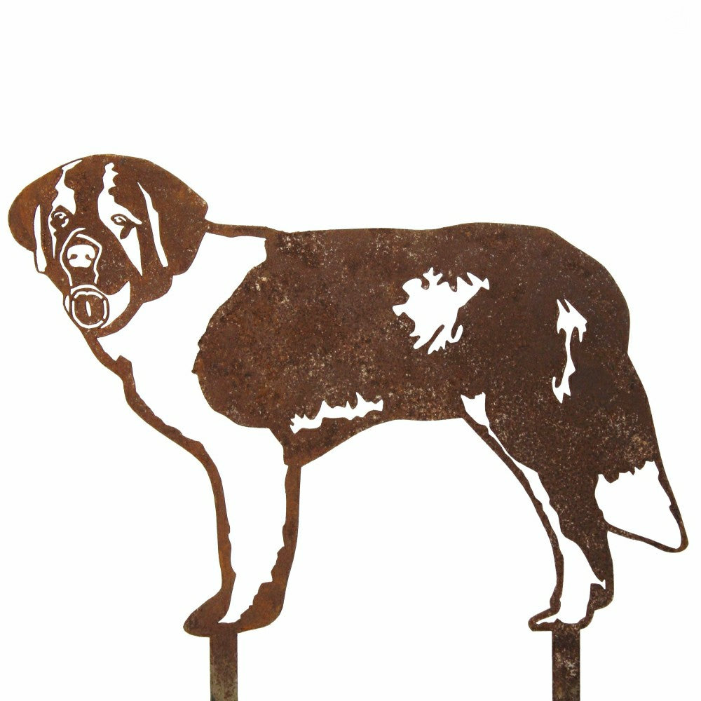 Saint Bernard Garden Stake | Plow & Hearth