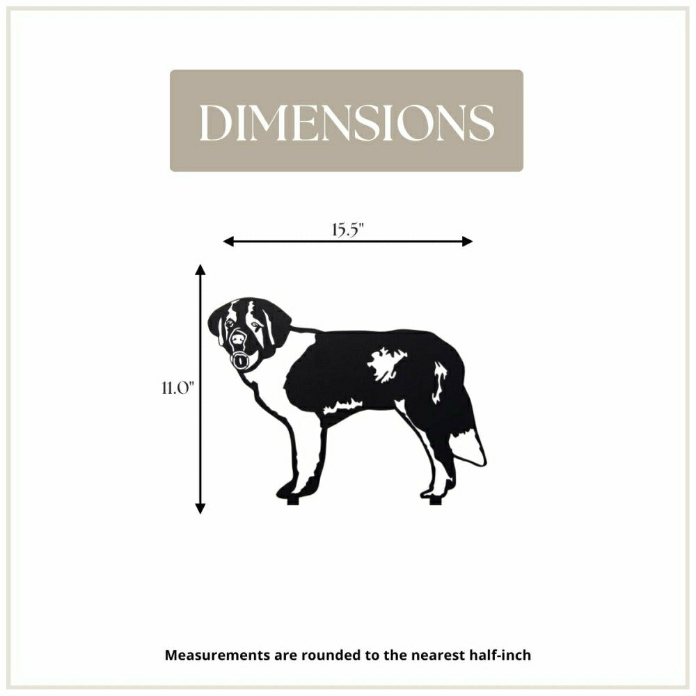 Saint Bernard Garden Stake | Plow & Hearth