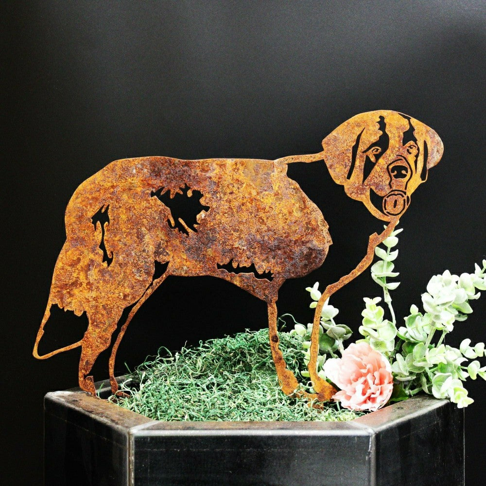Saint Bernard Garden Stake | Plow & Hearth
