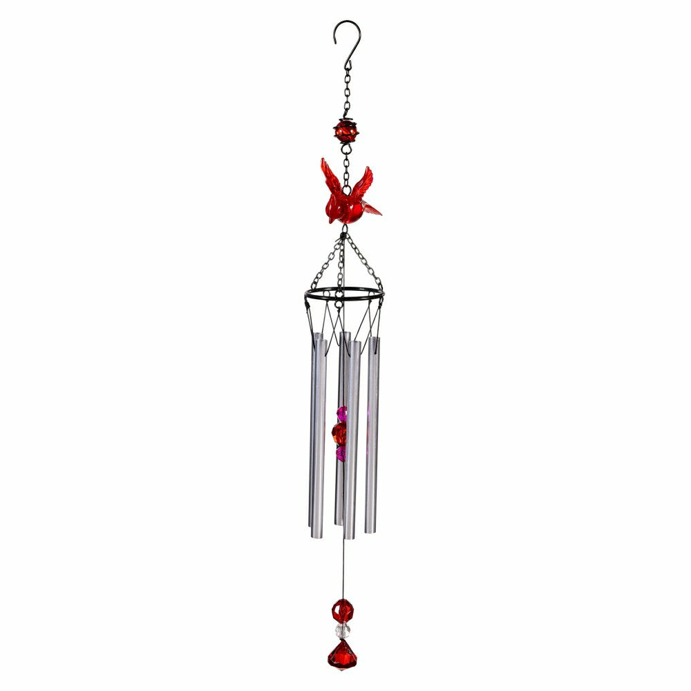 Cardinal Memorial Acrylic Wind Chime | Plow & Hearth