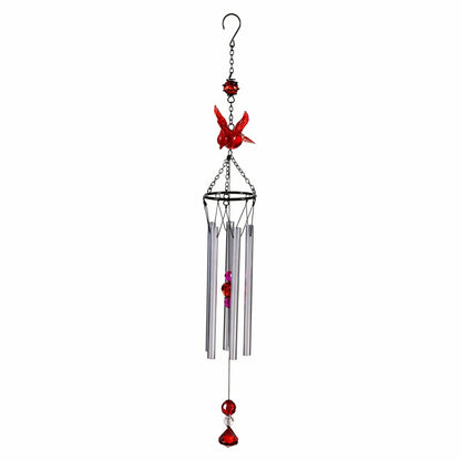 Cardinal Memorial Acrylic Wind Chime | Plow & Hearth