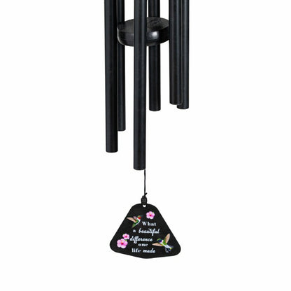 Memorial Decorative Windchime, Lasercut, "What a Beautiful Difference  | Plow & Hearth