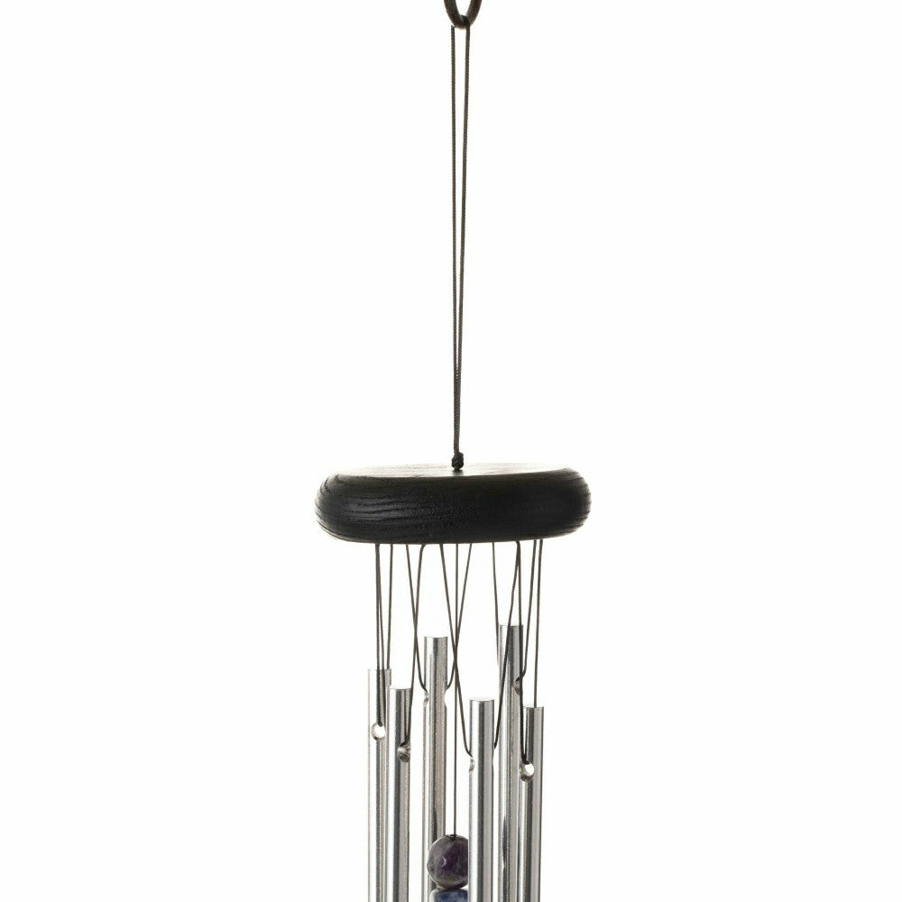 Chakra Chime Seven Stones Silver | Plow & Hearth