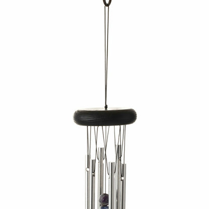 Chakra Chime Seven Stones Silver | Plow & Hearth