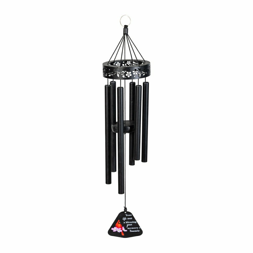 Memorial Decorative Windchime, Lasercut, "Your Life was a Blessing", C | Plow & Hearth