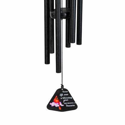 Memorial Decorative Windchime, Lasercut, "Your Life was a Blessing", C | Plow & Hearth