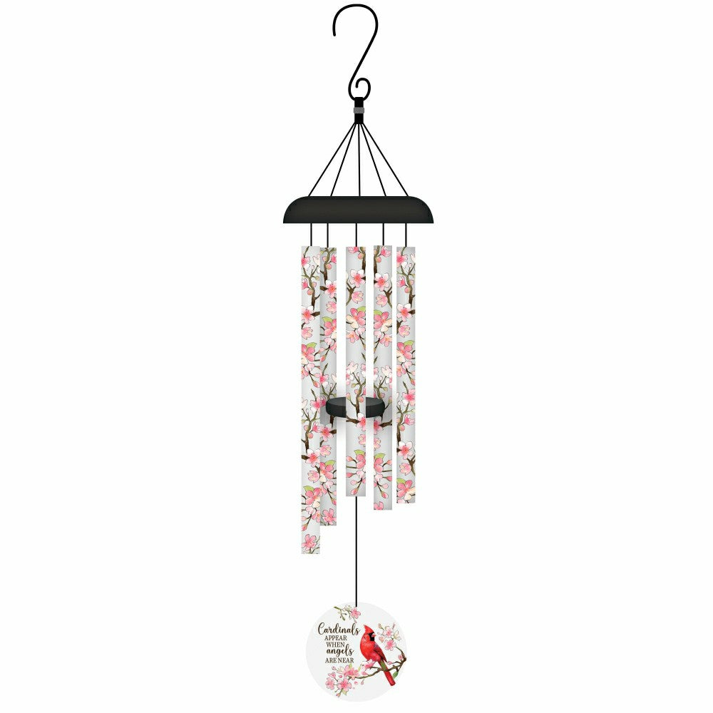 Avria Wind Chime, Hand-Tuned Wind Chime, Metal, Memorial, Cardinal Sen | Plow & Hearth