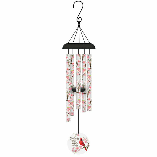 Avria Wind Chime, Hand-Tuned Wind Chime, Metal, Memorial, Cardinal Sen | Plow & Hearth