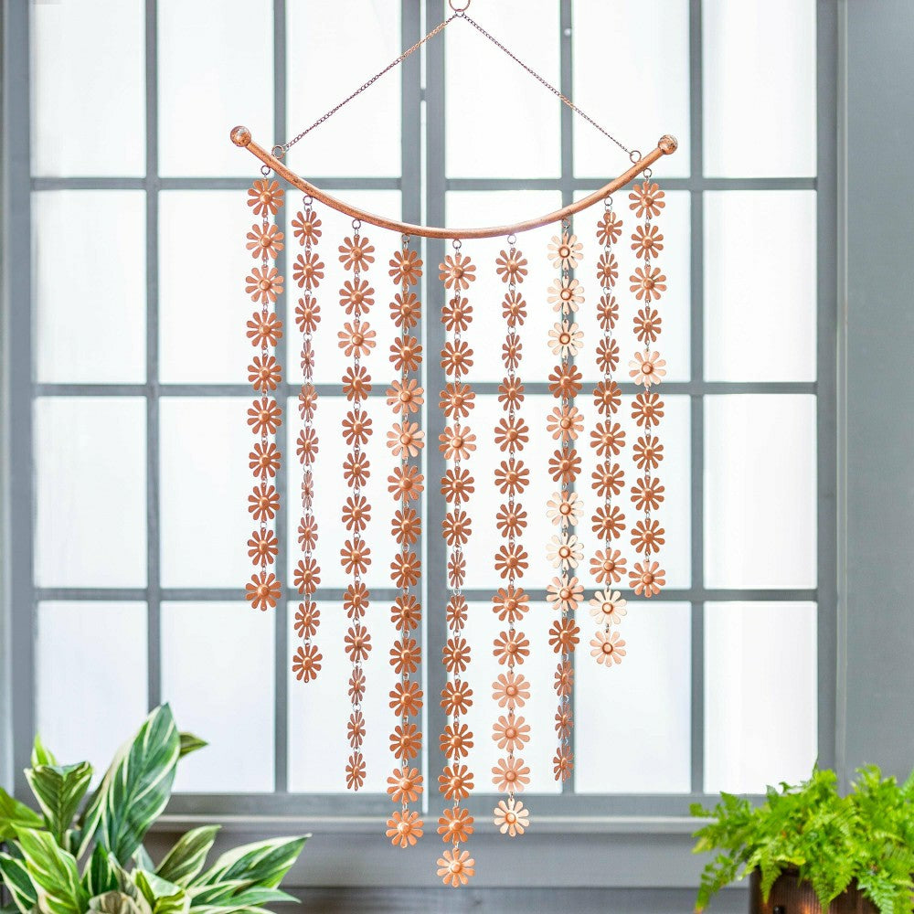 Artisan Floral Mosaic Wind Chime | Plow & Hearth