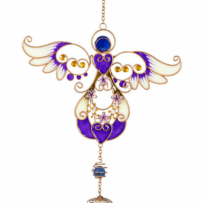 Memorial Wind Chime, Metal, Angel | Plow & Hearth