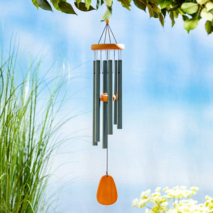 29" Wood Top Wind Chime | Plow & Hearth