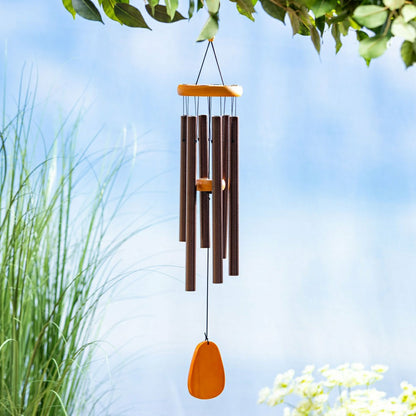 29" Wood Top Wind Chime | Plow & Hearth