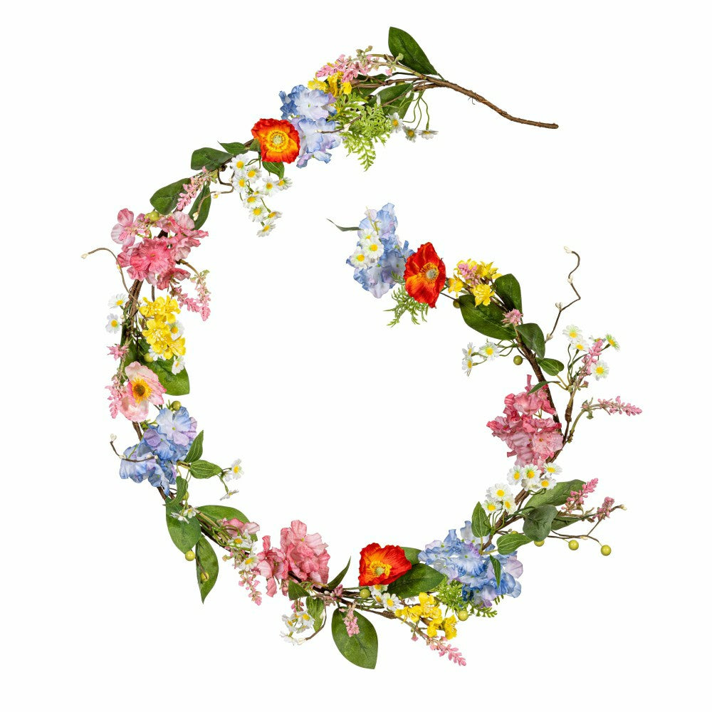 Petal & Plow Garland Artificial Floral, 72"L | Plow & Hearth