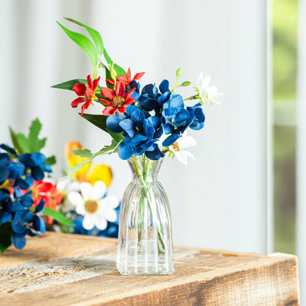 American Classic Faux Floral Table Decor Artificial with Butterflies i | Plow & Hearth