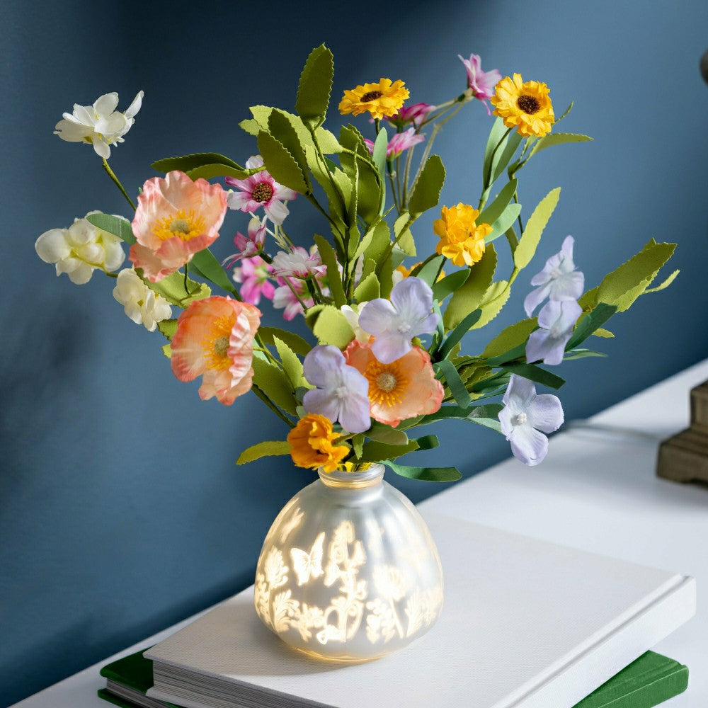 Heart of the Home Faux Floral Table Décor, Peony Blooms Artificial wit | Plow & Hearth