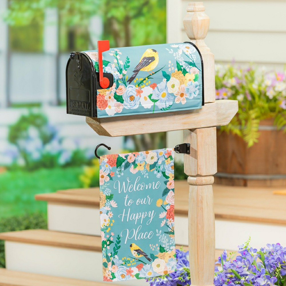 Cottage Garden Sentimental Suede Garden Flag | Plow & Hearth
