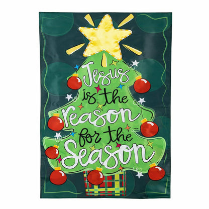 Jesus Is The Reason Applique House Flag | Plow & Hearth