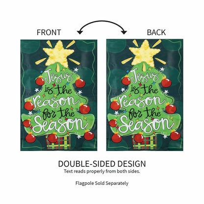 Jesus Is The Reason Applique House Flag | Plow & Hearth