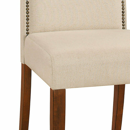 Romero Parson Linen Upholstery Chair, Chestnut | Plow & Hearth