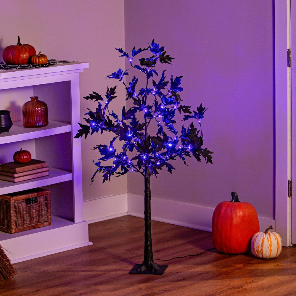 Halloween Maple Indoor/Outdoor LED Color Changing Tree, 43"H | Plow & Hearth